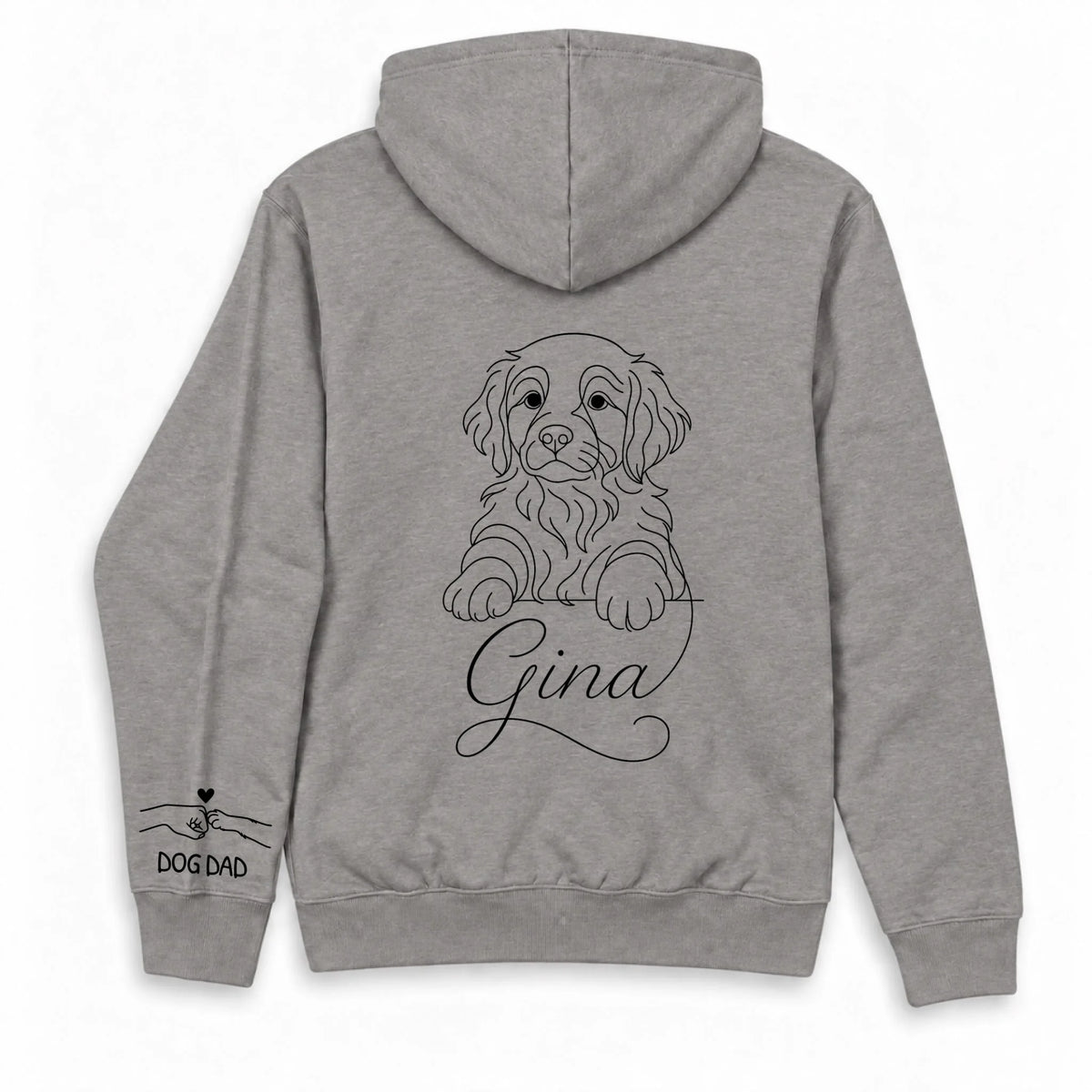 Heather Grey Linker Ärmel