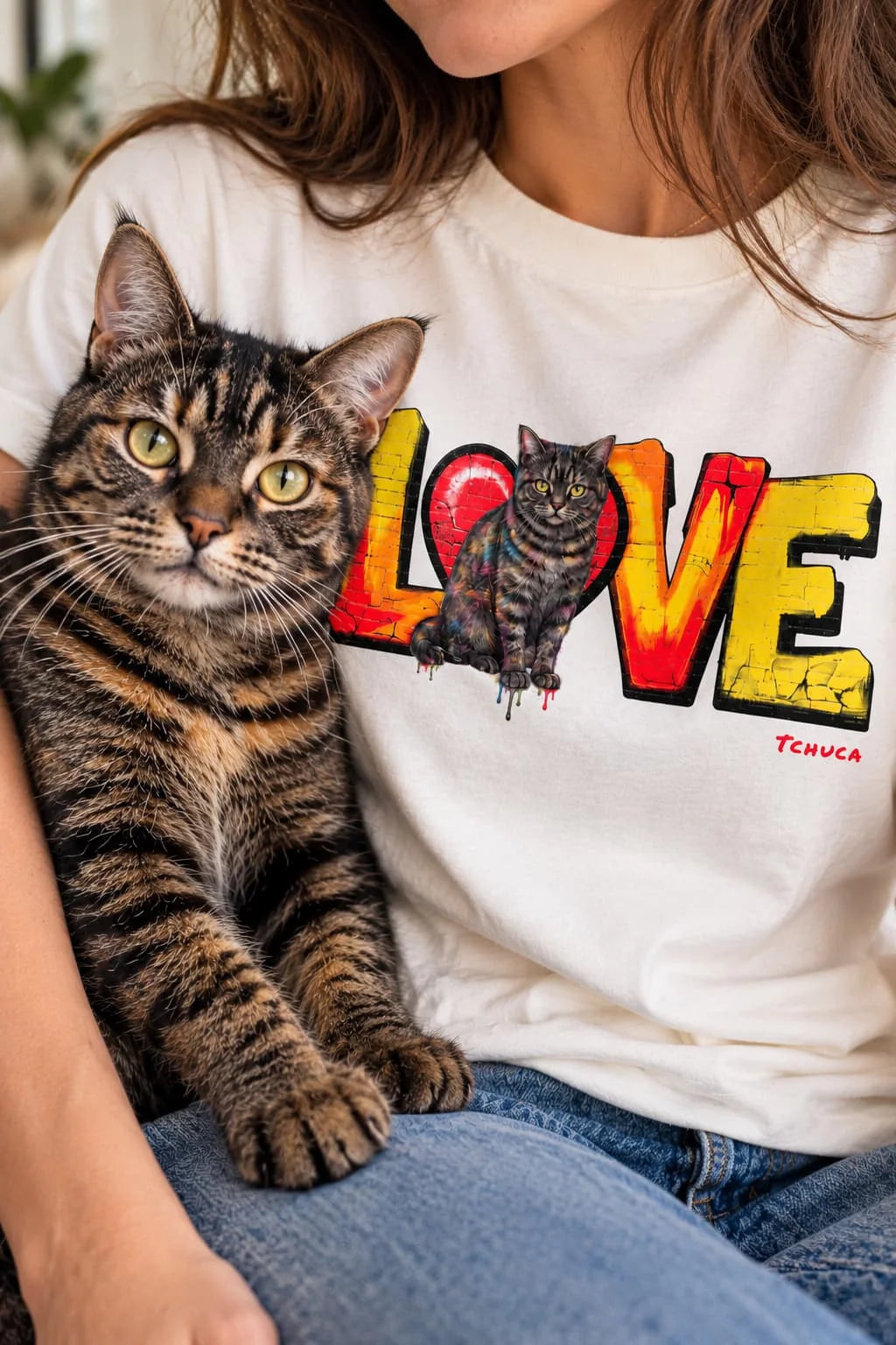 LOVE Graffiti Personalisiertes T-Shirt