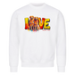 LOVE Graffiti Hunde - Personalisierter Sweater