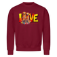 LOVE Graffiti Hunde - Personalisierter Sweater
