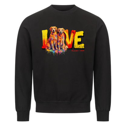 LOVE Graffiti Hunde - Personalisierter Sweater