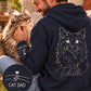 Cat Dad - Hoodie mit Ärmeldruck II