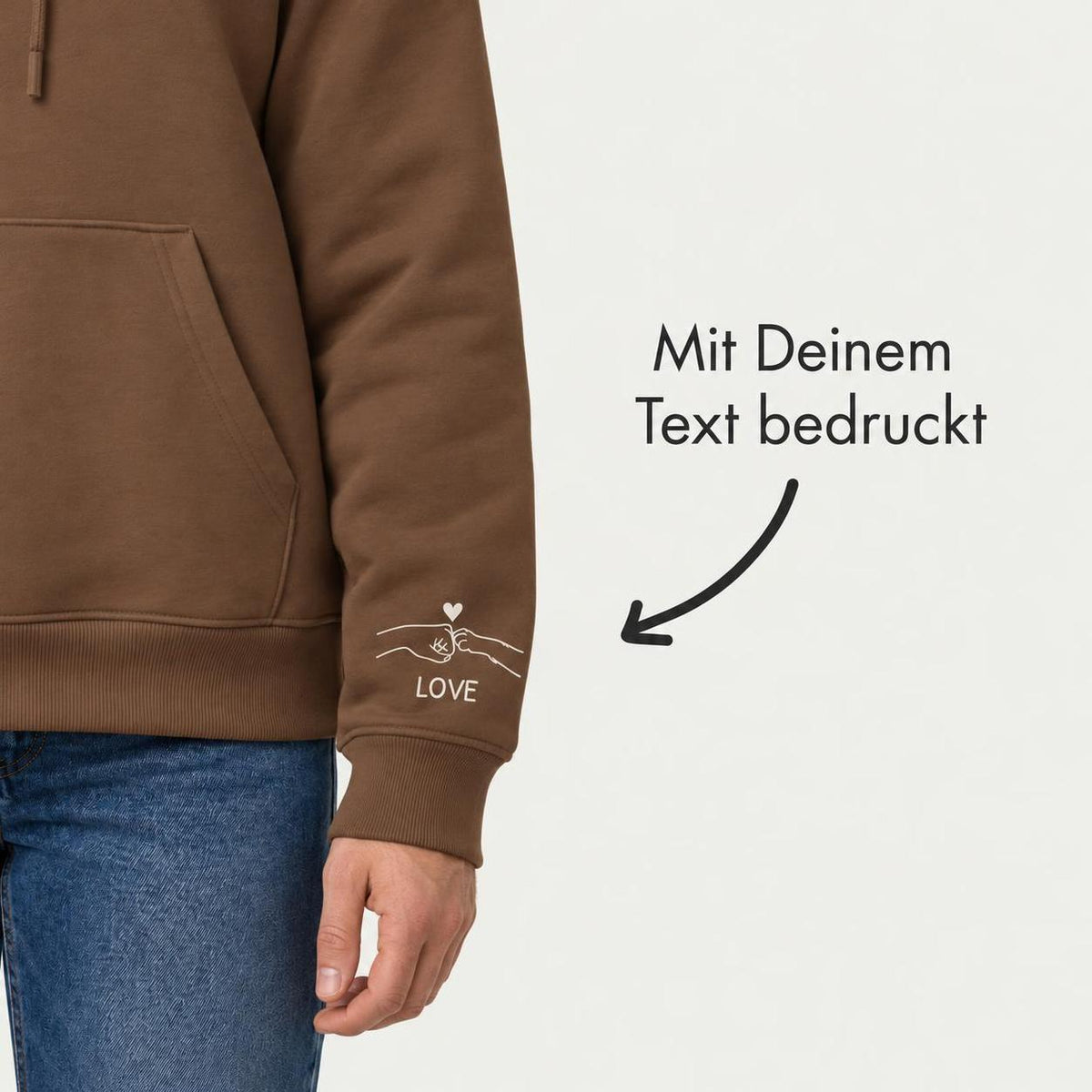 Cat Dad - Hoodie mit Ärmeldruck II