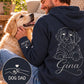 Dog Dad - Hoodie mit Ärmeldruck II