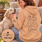 Dog Mom - Hoodie mit Ärmeldruck I
