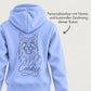 Dog Mom - Hoodie mit Ärmeldruck I