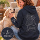 Dog Mom - Hoodie mit Ärmeldruck II