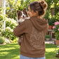 Dog Mom - Hoodie mit Ärmeldruck II