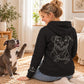 Dog Mom - Hoodie mit Ärmeldruck II