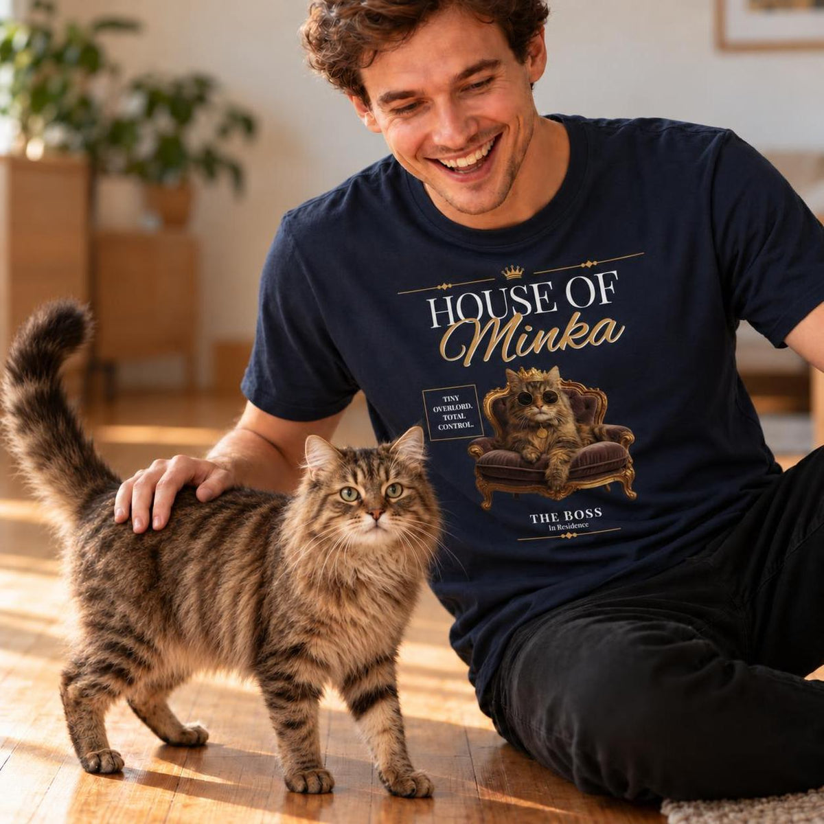 House of Your Cat Personalisiertes T-Shirt