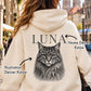 Katze Retro - Personalisierter Hoodie