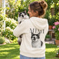 Katze Retro - Personalisierter Hoodie
