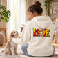 LOVE Graffiti Hunde - Personalisierter Hoodie