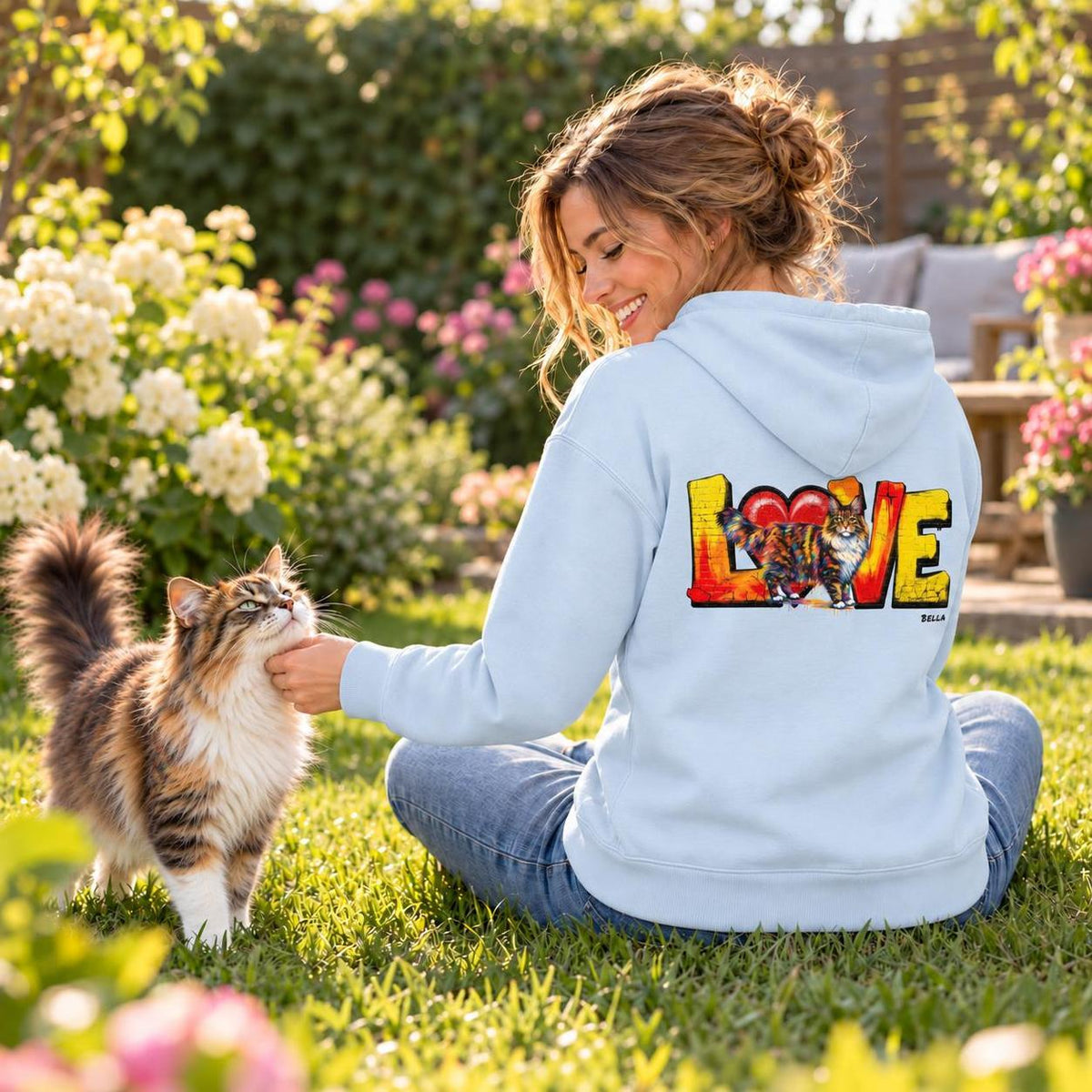 LOVE Graffiti - Personalisierter Hoodie