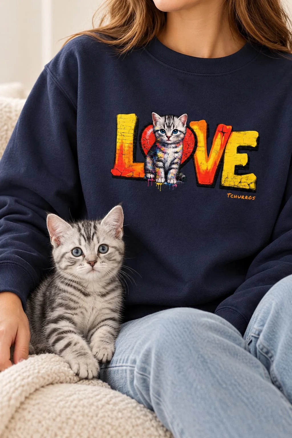LOVE Graffiti - Personalisierter Sweater