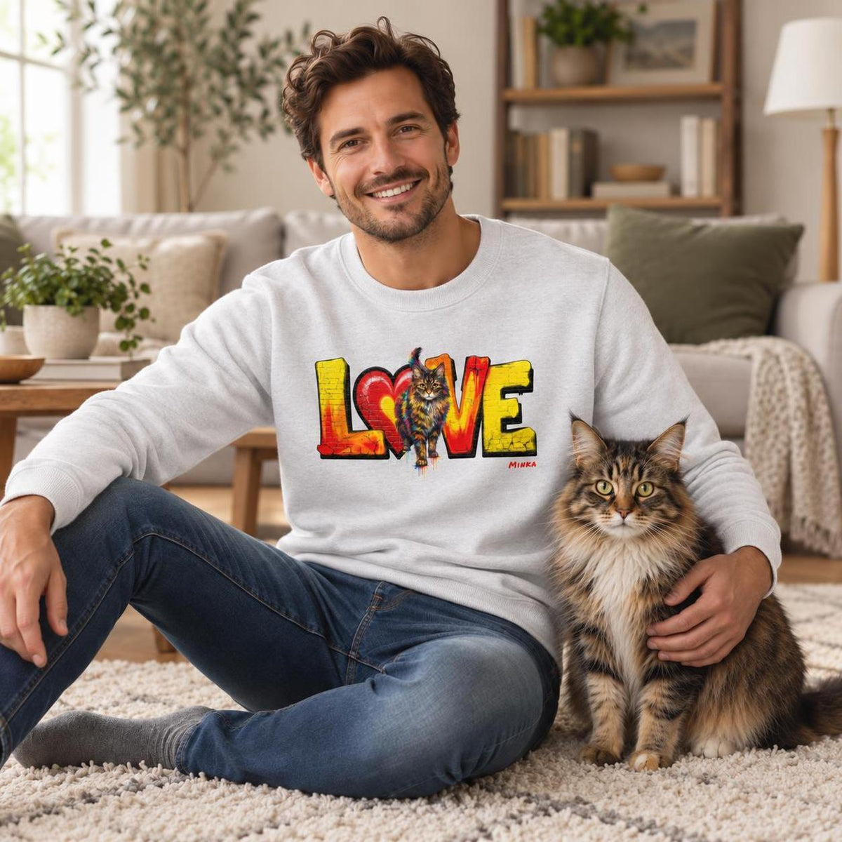 LOVE Graffiti - Personalisierter Sweater