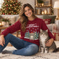 Meowy Christmas Sweatshirt - Eigene Bilder + Namen