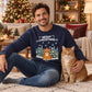 Meowy Christmas Sweatshirt - Eigene Bilder + Namen