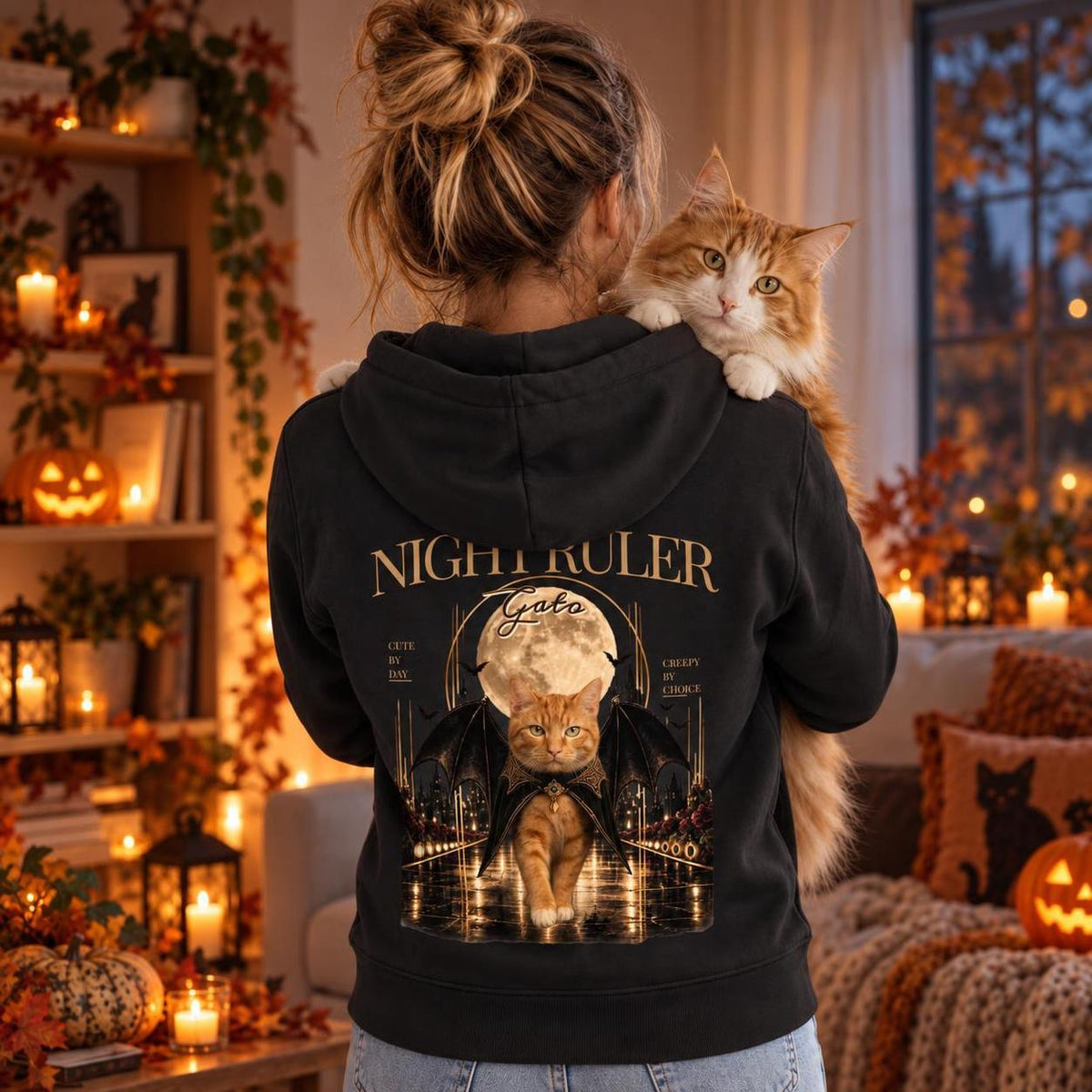 Night Ruler – Personalisierter Hoodie mit Foto & Name