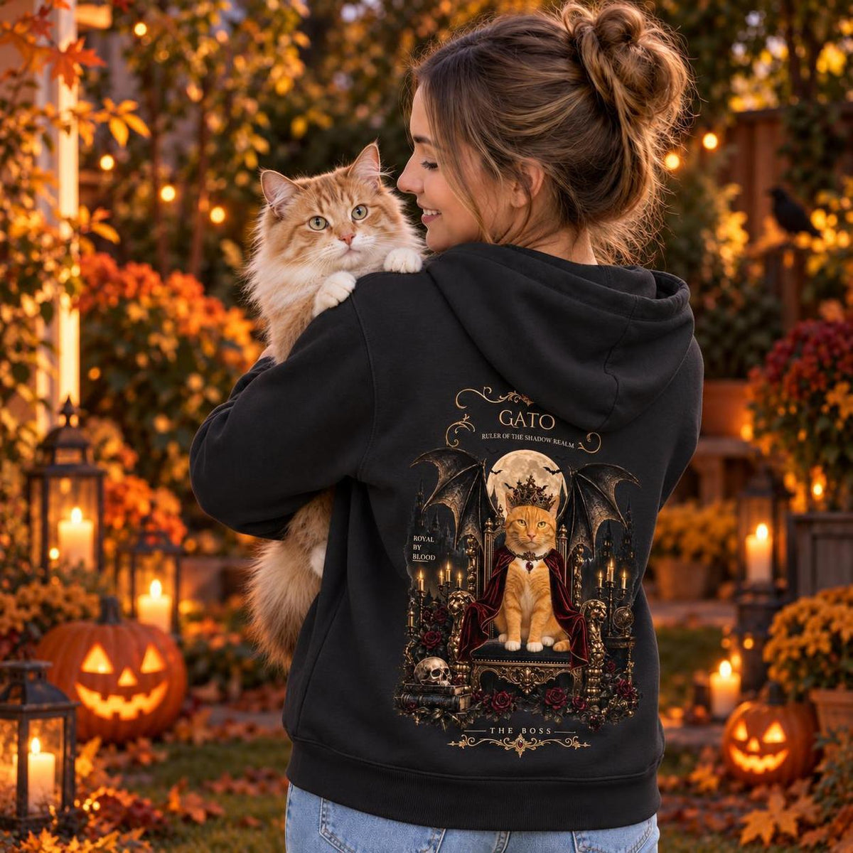 Shadow Realm – Personalisierter Hoodie mit Foto & Name