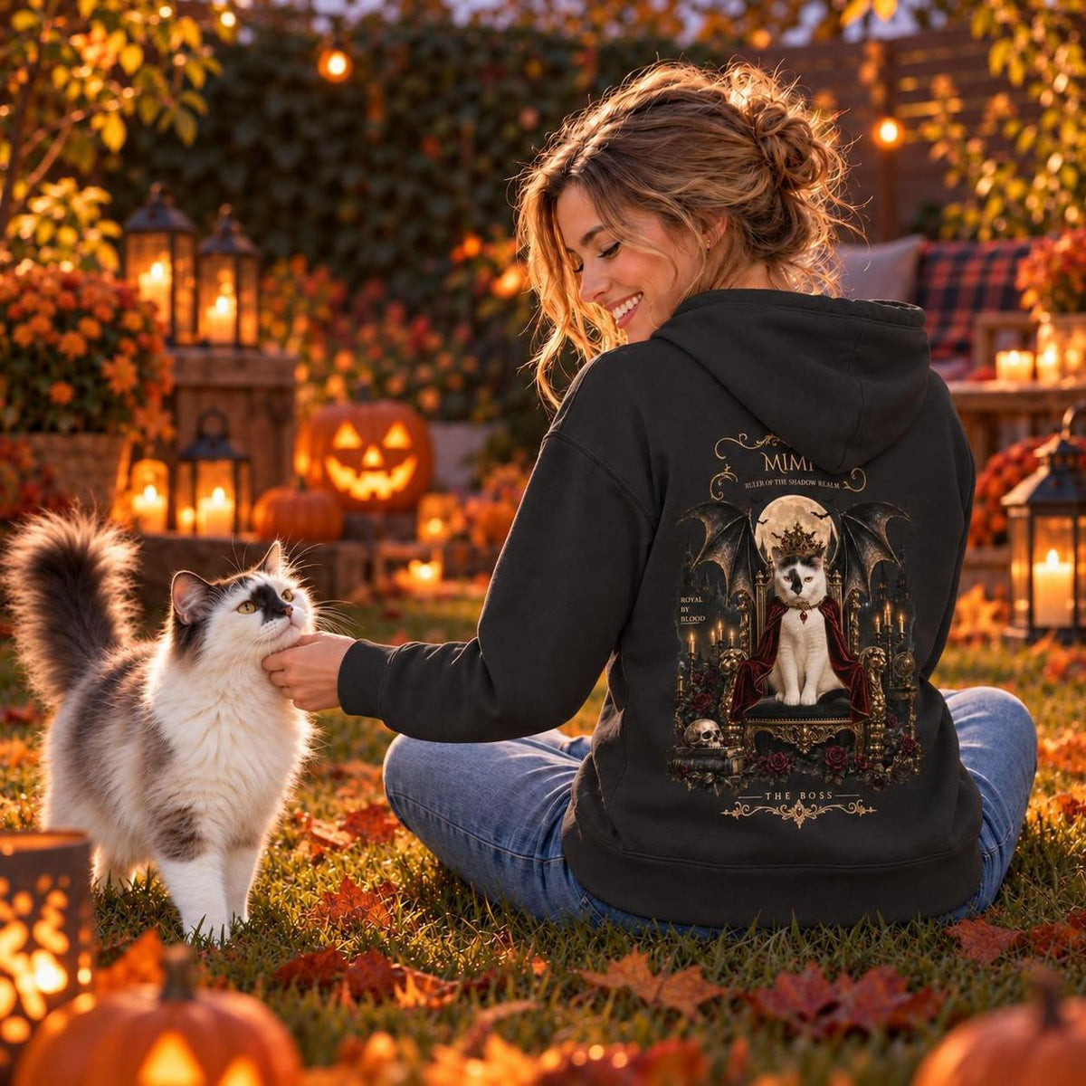 Shadow Realm – Personalisierter Hoodie mit Foto & Name
