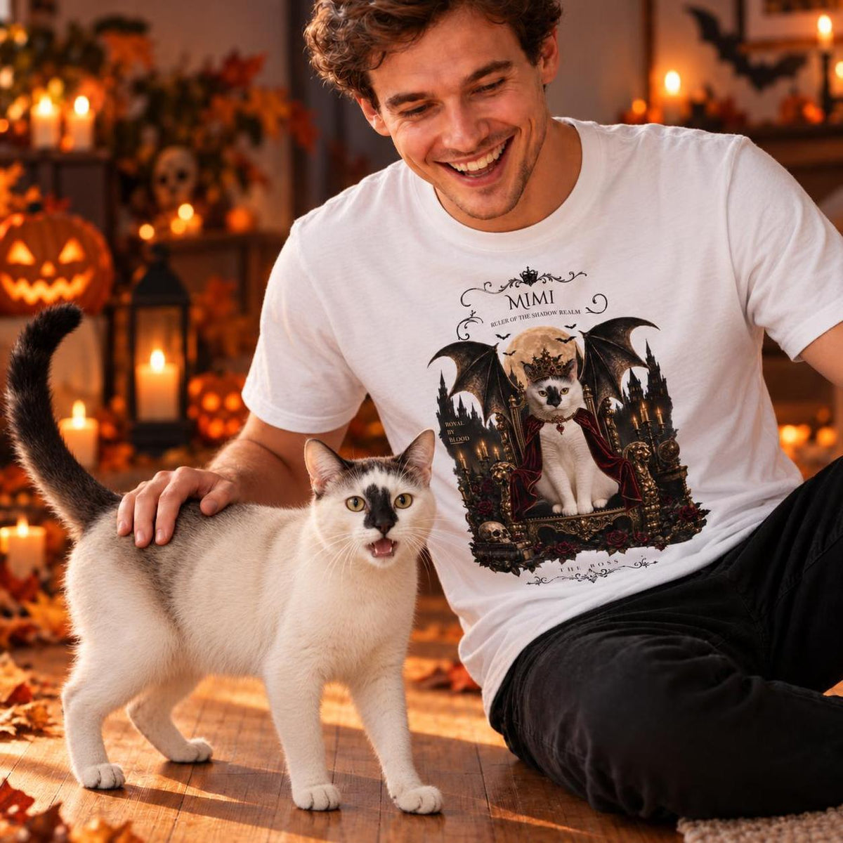 Shadow Realm – Personalisiertes T-Shirt mit Foto & Name